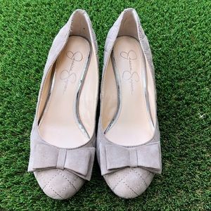 Jessica Simpson Bow Wedges